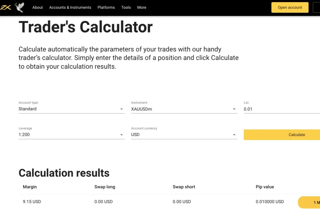 Calculator Interface Design